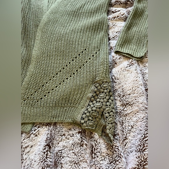 Knit cardigan-green - Picture 2 of 5
